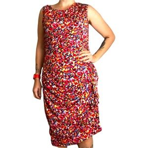 Betsey Johnson multi colored heart dress